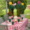 8 PCS Flower Honeycomb Decoration Tulip Honeycomb Decoration Mother's Day Decoration Tulip Decor Spring Decor Tulips Table Centerpieces Decorations Spring Decorations for Home Office